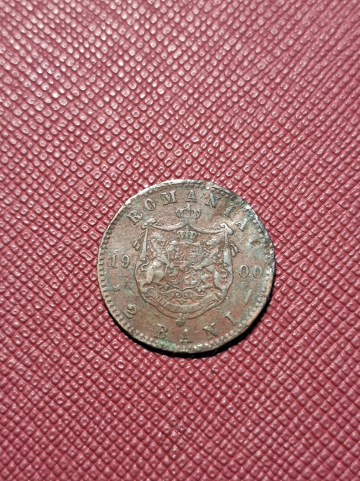 Romania, Regat, 2 Bani 1900, Regele Carol I [2]