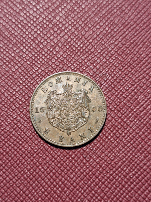 Romania, Regat, 2 Bani 1900, Regele Carol I, stare buna [2]