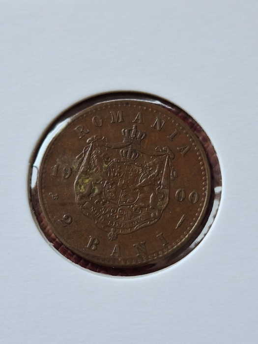 Romania, Regat, 2 Bani 1900, Regele Carol I [2]