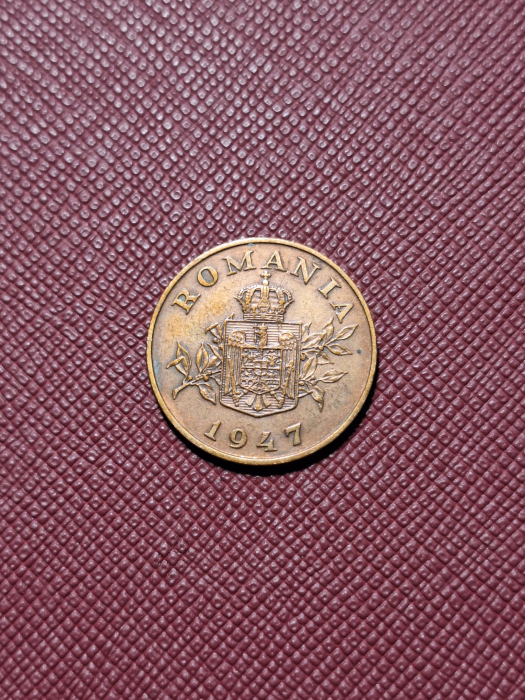 Romania, Regat, 2 lei 1947, Regele Mihai I, stare foarte buna [2]