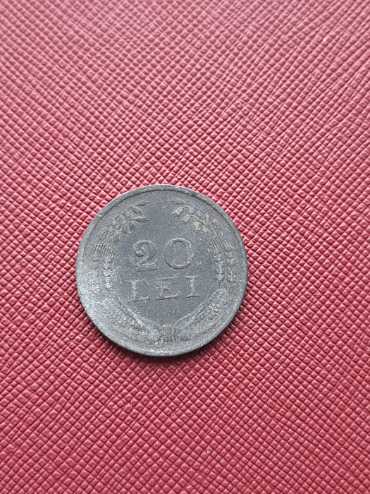 Romania, Regat, 20 Lei 1942, Coroana Regala [3]