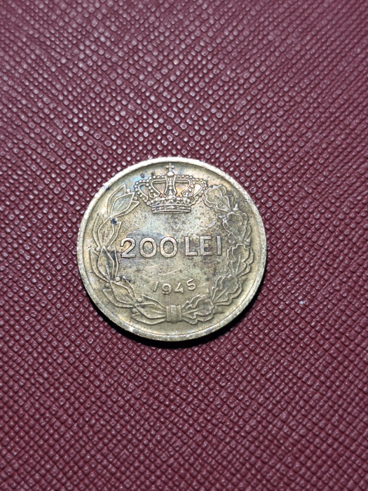 Romania, Regat, 200 lei 1945, Regele Mihai I [2]