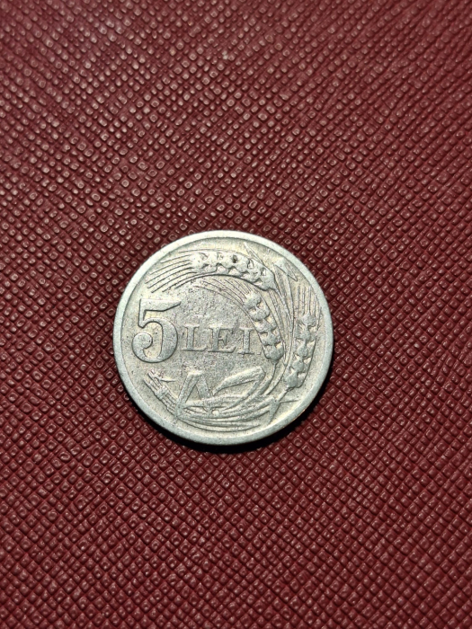 Romania, Regat, 5 lei 1947, Regele Mihai I [2]