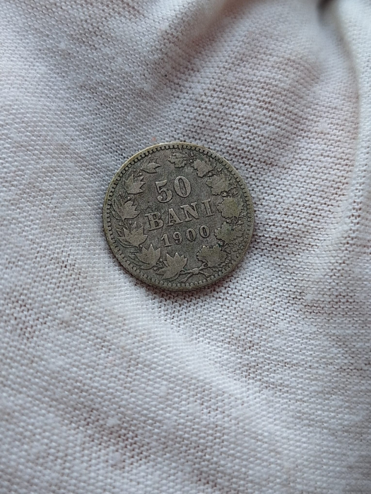 Romania, Regat, 50 Bani 1900, Regele Carol I [4]