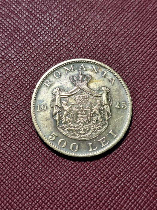 Romania, Regat, 500 lei 1945, Regele Mihai I [2]