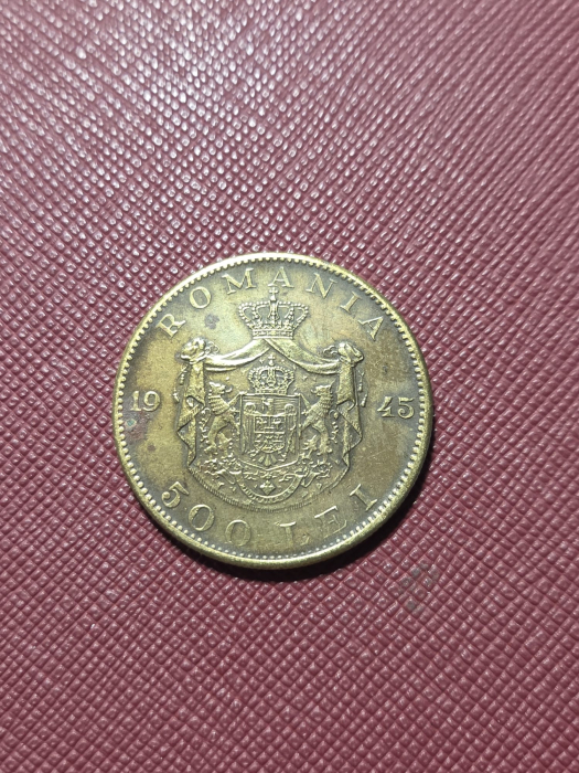 Romania, Regat, 500 lei 1945, Regele Mihai I [2]