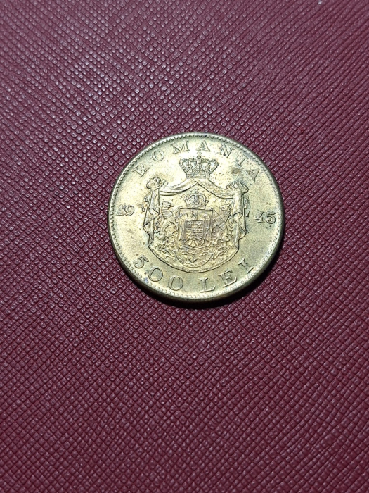 Romania, Regat, 500 lei 1945, Regele Mihai I [2]