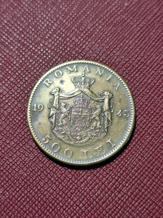 Romania, Regat, 500 lei 1945, Regele Mihai I [2]