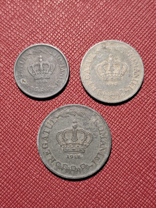Romania, Regat, lot 3 monede 1941-1942 [2]
