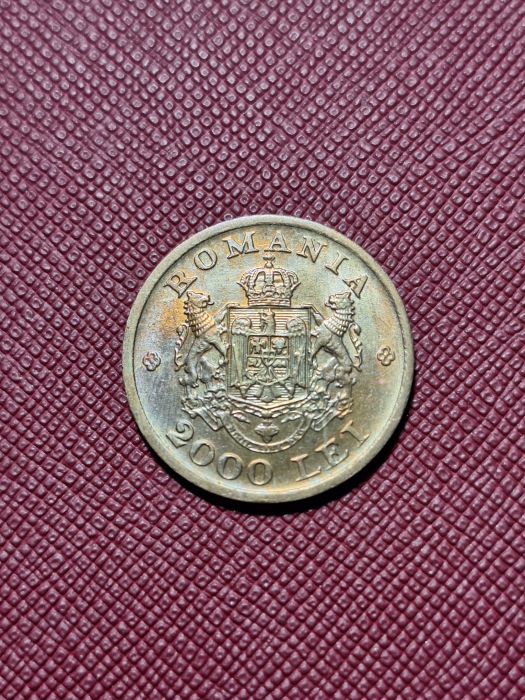 Romania, Regat, moneda 2000 lei 1946, Regele Mihai I [2]