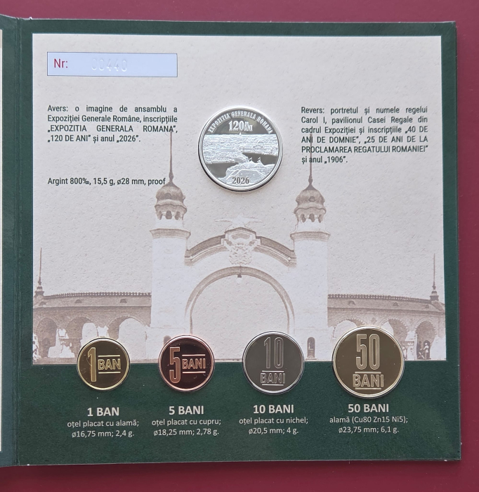 Romania set monetarie 2026 - 120 ani de la Expozitia Generala Romana din 1906 [2]