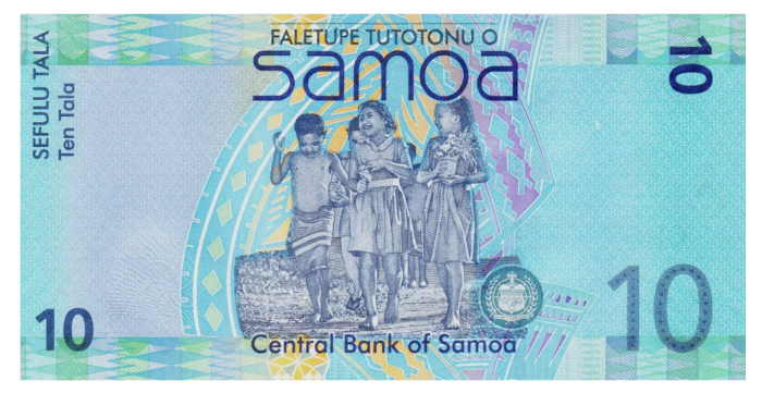 Samoa 10 Tala 2017, necirculata [2]