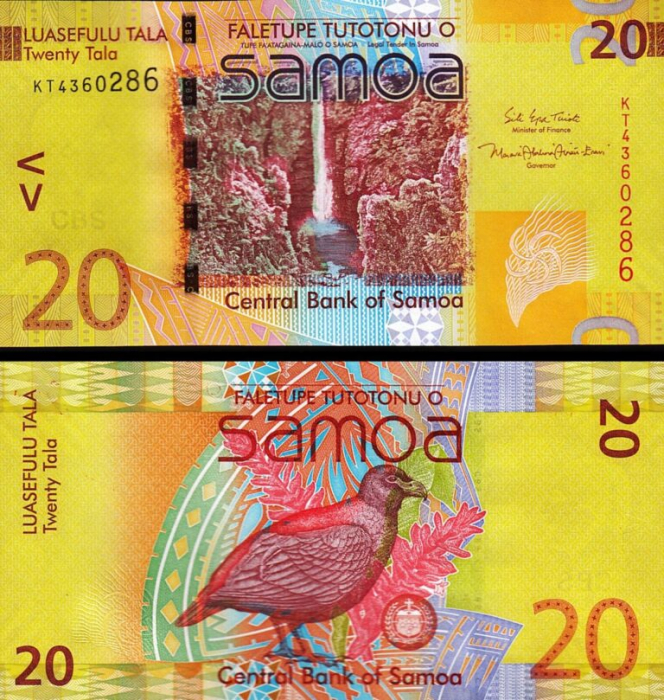 Samoa 20 Tala 2017, Cascada Sinaloa, necirculata [1]