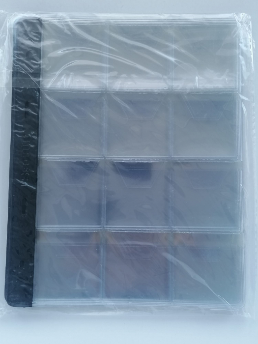Set 10 folii stocare monede, prevazute cu 12 spatii 50x50 mm [2]