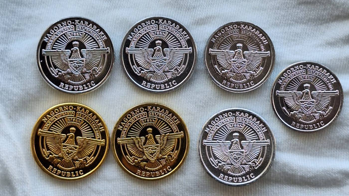 Set 7 monede Nagorno Karabakh 2 x 50 luma 3 x 1 Dram 2 x 5 Dram 2013 [2]