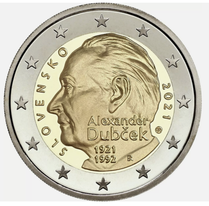 Slovacia 2 euro 2021 Dubcek, UNC [1]