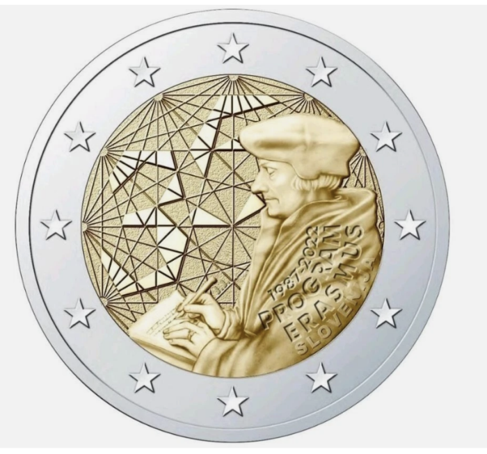 Slovenia 2 euro 2022 Erasmus, UNC [1]