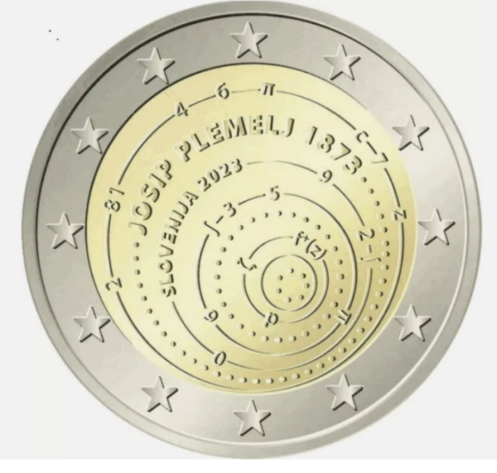 Slovenia 2 euro 2023 Joseph Plemel , UNC [1]