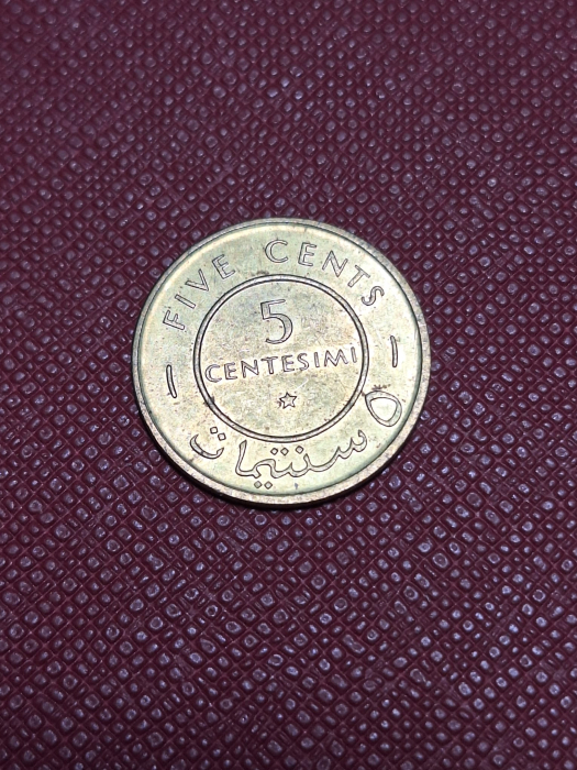 Somalia 5 centi 1967 [2]