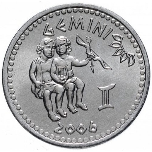 Somaliland 10 shillings 2006 UNC, Semnele Zodiacului. Gemeni [1]
