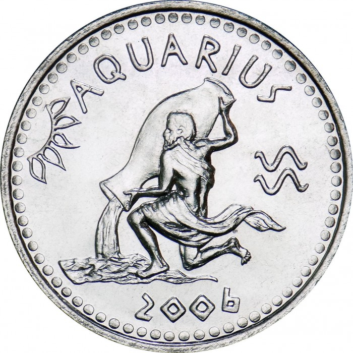 Somaliland 10 shillings 2006 UNC, Semnele Zodiacului. Varsator [1]