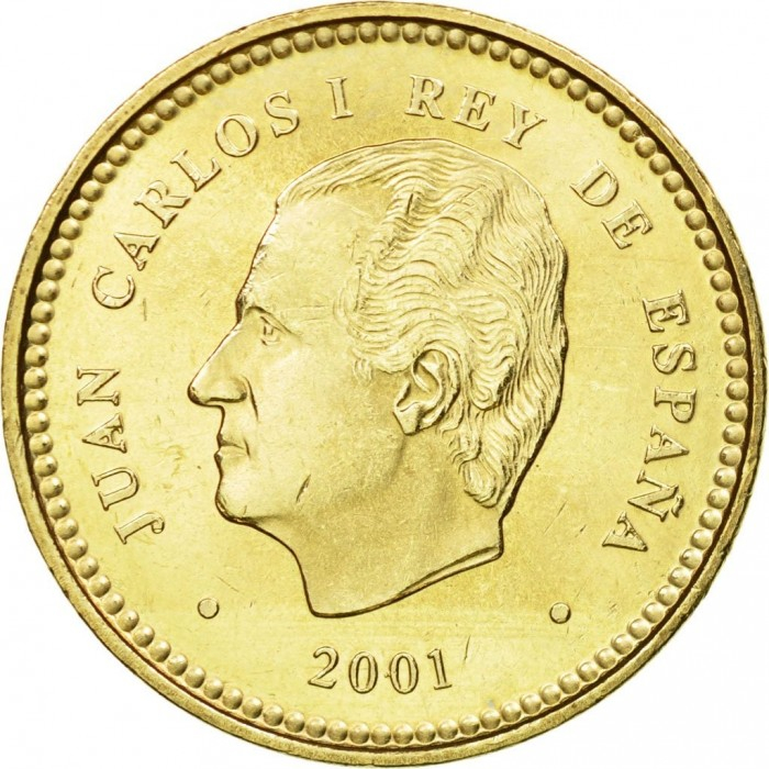 Spania 100 Pesetas 2001, aniversarea pesetei spaniole, UNC [2]