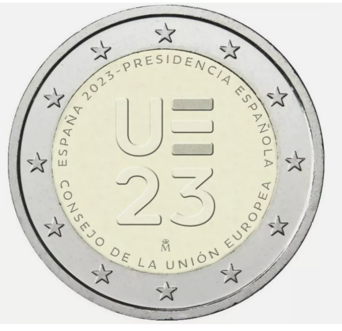 Spania 2 euro 2023, Presedintia la UE, UNC [1]