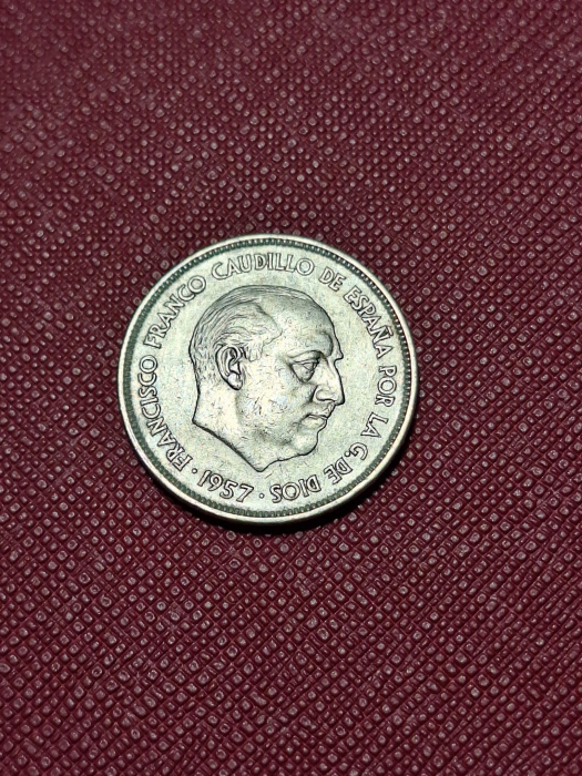 Spania 25 pesetas 1957 [1]
