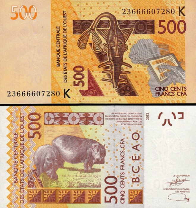 Statele Africii de Vest ( Senegal ) 500 Franci 2012-2023, necirculata [1]