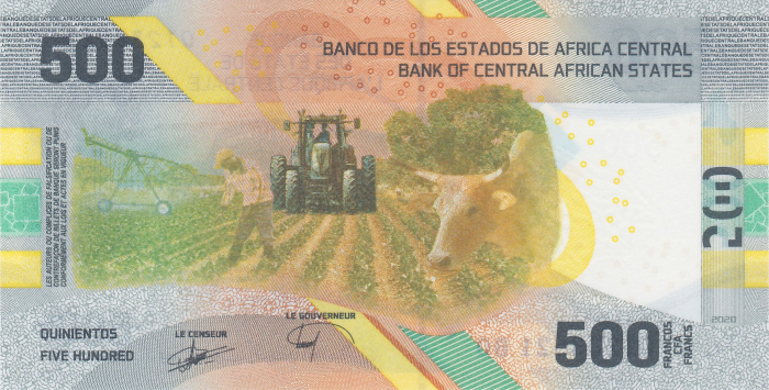 Statele Central Africane, 500 Franci 2023, Hibrid Polimer, necirculata [2]