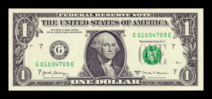 Statele Unite ale Americii, 1 Dolar 2017 Chicago (litera G) , UNC [2]