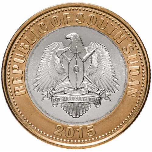 Sudan de Sud 2 Lire 2015 Bimetal, Unc [2]