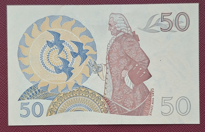 Suedia 50 coroane 1989, aproape necirculata [2]