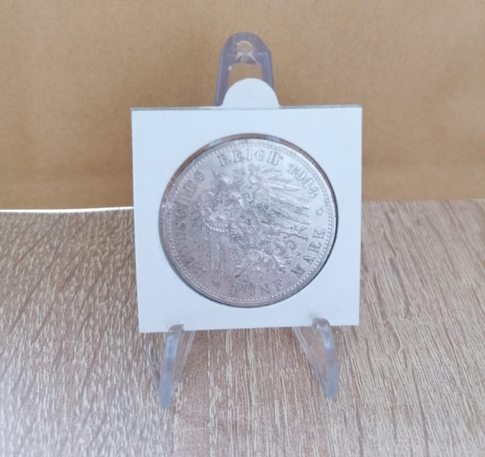 Suport prezentare monede colectie, plastic transparent [3]