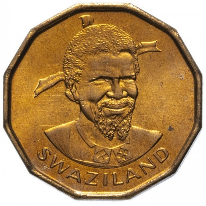 Swaziland 1 cent 1975 FAO - Ananas, necirculata [2]