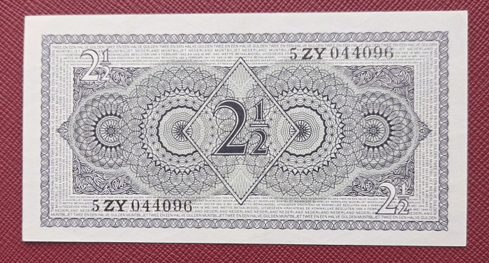 Tarile de Jos 2 1/2 Gulden 1949, Regina Juliana, UNC- [2]