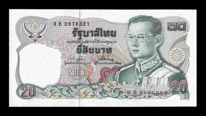 Thailanda 20 Baht 1981, Regele Rama IX Bhumibol Adulyadej, UNC [2]
