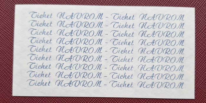 Tichet pentru 10 centi, Navrom Constanta, necirculat [2]