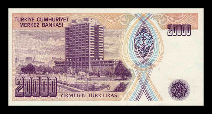 Turcia 20000 Lire 1995, presedintele Mustafa Kemal Atatürk, UNC [2]