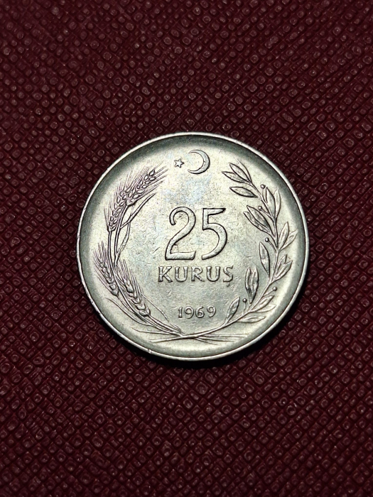 Turcia 25 kurus 1969 [1]