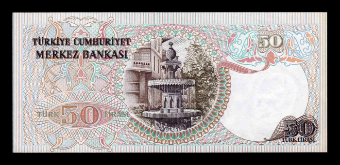 Turcia 50 Lire 1970, presedintele Mustafa Kemal Atatürk, UNC [2]