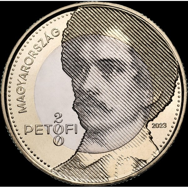 Ungaria 200 forinti 2023 - 200 ani de la nasterea lui Sándor Petőfi, poet, UNC [1]