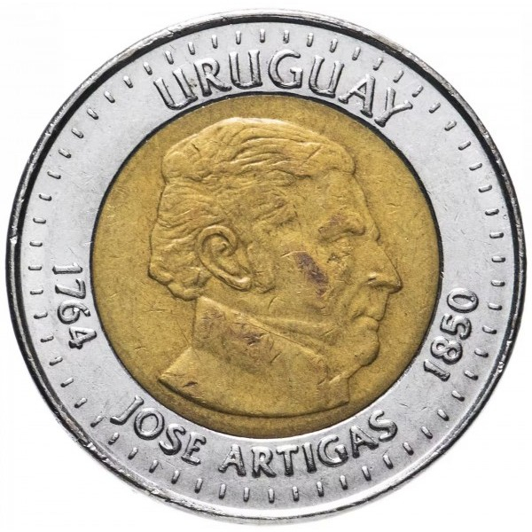 Uruguay 10 pesos, 2000 UNC [2]