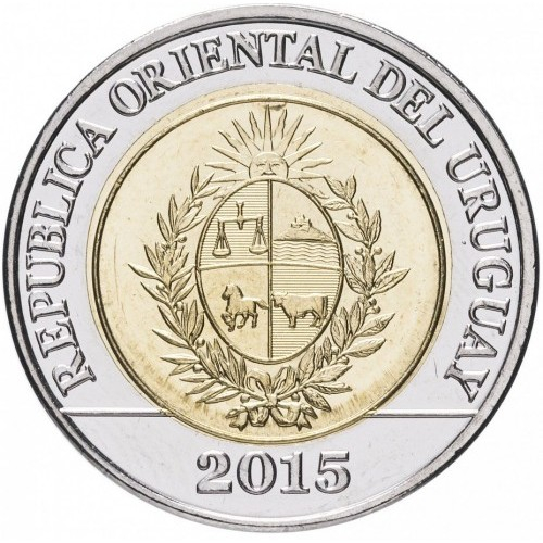 Uruguay 10 pesos, 2015 Legile Terenului din 1815 UNC [2]