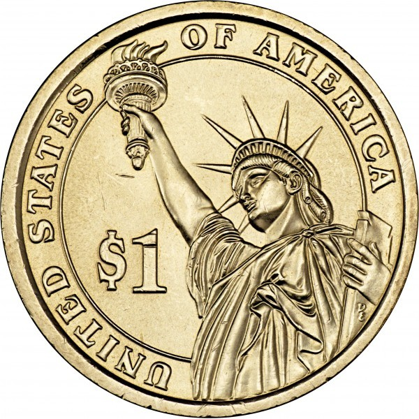 USA 1 dolar 2012 Presedinti: Benjamin Harrison (1889–1893), UNC [2]