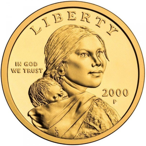 USA 1 dolar 2000 Nativ American: Dolarul Sacagawea, UNC [2]