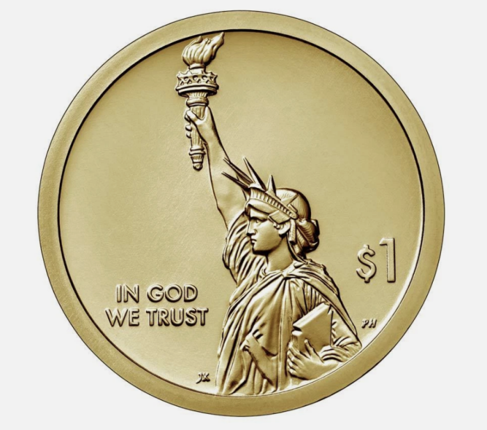 USA 1 dolar 2018 Inovatia americana, Primul brevet semnat, UNC [2]