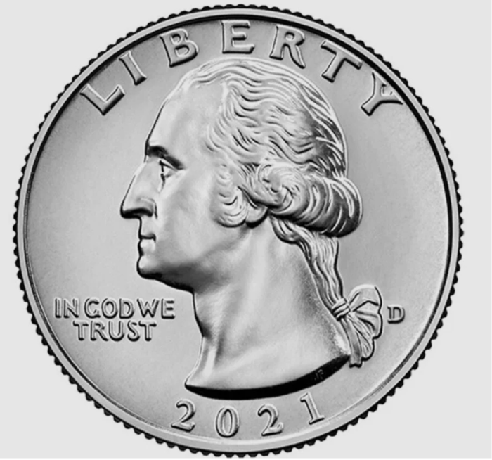 USA 25 centi 2021, George Washington, monetaria Denver, UNC [2]