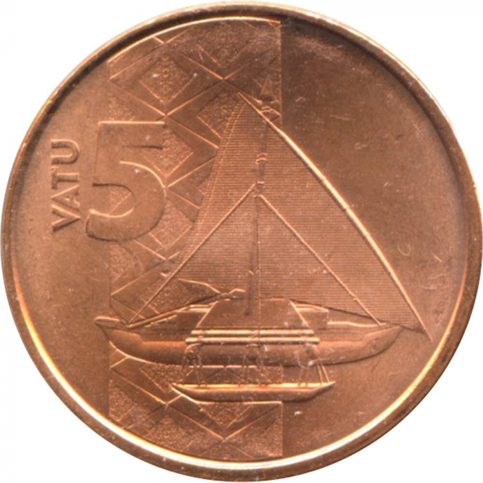 Vanuatu 5 vatu, 2015 (Canoe) UNC [2]