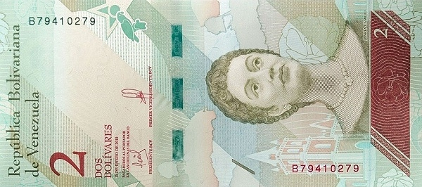 Venezuela 2 Bolivari 2018, necirculata [2]